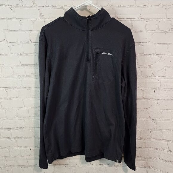 Men's Eddie Bauer "Travex" zip-up fleece sweater, size Medium - Picture 1 of 3